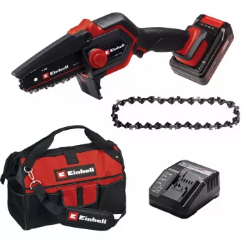 Cordless pruning chainsaw Einhell GE-PS 18/15 Li 18 V Li‑ion 2.5 Ah, guide bar 150 mm