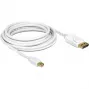 DisplayPort cable DeLOCK 83483 Mini DisplayPort 3 m White