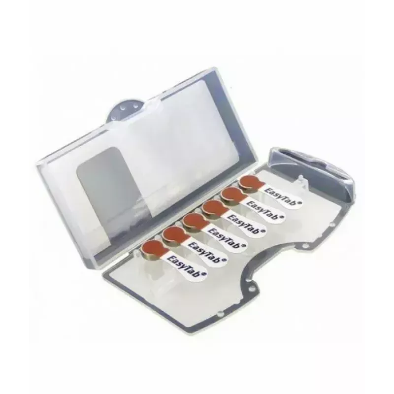 Button cell batteries Duracell A312 zinc-air, pack of 6 for hearing aids and small audio devices