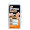 Button cell batteries Duracell A312 zinc-air, pack of 6 for hearing aids and small audio devices