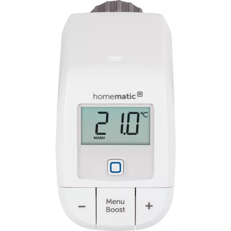Smart Home Radiator Thermostat Basic (HmIP-eTRV-B), heating thermostat White, 3-pack bundle