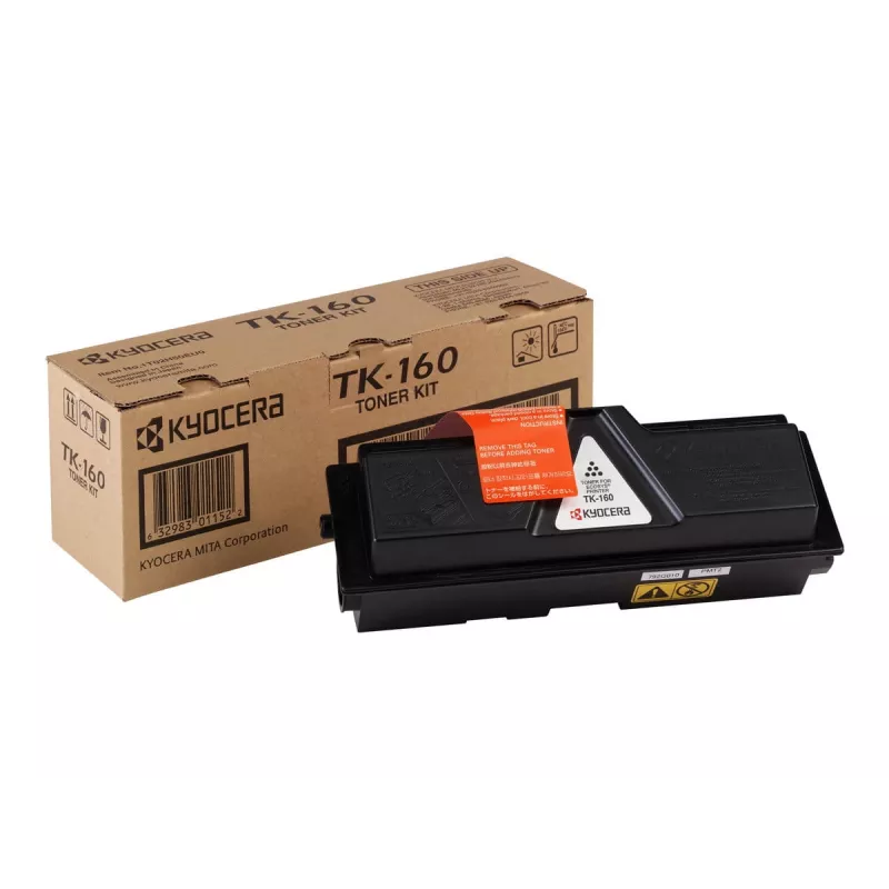 Kyocera TK-160 - 1T02LY0NLC - Toner black - for ECOSYS P2035d, P2035d/KL3, P2035dn, P2035dn/KL3; FS-1120D, 1120D/KL3, 1120DN, 1120DN/KL3