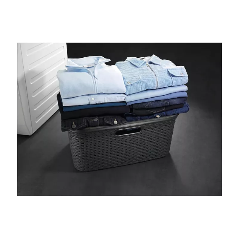 Washer dryer AEG L9WEF80690 front-load freestanding 6 kg wash & dry, 1551 RPM, heat pump, white