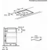 Induction hob AEG CCE84543CB, 4 cooking zones, touch control