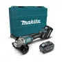 Cordless angle grinder GA038GT201 XGT 40Volt blue black 2x Li-Ion XGT battery 5.0Ah case