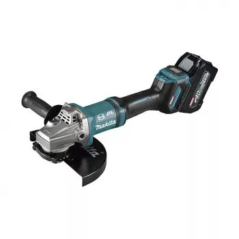 Cordless angle grinder GA038GT201 XGT 40Volt blue black 2x Li-Ion XGT battery 5.0Ah case