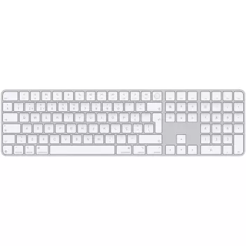 APPLE Magic Keyboard with Touch ID and Numeric Keypad for Mac models with Apple silicon - Portuguese - White Keys