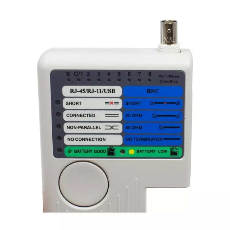 Alcasa GC-N0097 Network Cable-Tester UTP/STP cable tester Grey (GC-N0097)