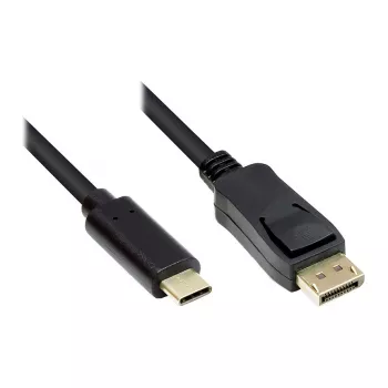 Good Connections GC-M0105 - 1 m - USB Type-C - DisplayPort - Male - Male - straight