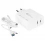 Good Connections GC USB-Fast Charger 140W GaN-Technologie, 2x USB-C, PD 3.1, QC 5.0, PPS White -• USB-Fast Charger 140W• for Smartphones