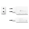 Alcasa PCA-W007W Charger for Mobile Devices Universal White AC Fast Charging Indoor (PCA-W007W)