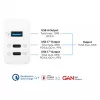 Alcasa PCA-W007W Charger for Mobile Devices Universal White AC Fast Charging Indoor (PCA-W007W)