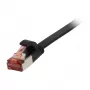 Synergy 21 Patch Cable RJ45, CAT6 250Mhz,10m black, FTP(U/FTP), TPE(Superflex), Flat, Synergy 21, - Digital/Data - Network