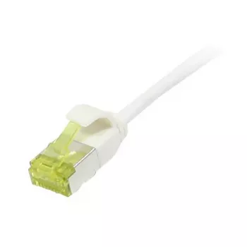Patch Cable RJ45, CAT6A 500Mhz,10m, White, U/FTP, slimline Round d=3,8mm, TPE/LSZH(Superflex), AWG32, with Cat.7 Raw Cable, Synergy 21 (S217329V3)