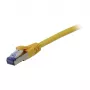 Patch cable RJ45 - CAT6A 500Mhz - 1.0m - yellow - S-STP(S/FTP) - AWG26 - LSZH - Synergy 21