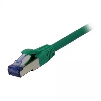 Patch cable RJ45 - CAT6A 500Mhz - 1.0m - green - S-STP(S/FTP) - AWG26 - LSZH - Synergy 21