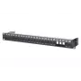 METZ CONNECT BTR E-DAT C6A Module 24 Port 180°M - Patch Panel - Black - 1U - 24 Ports (130920-BK-E)