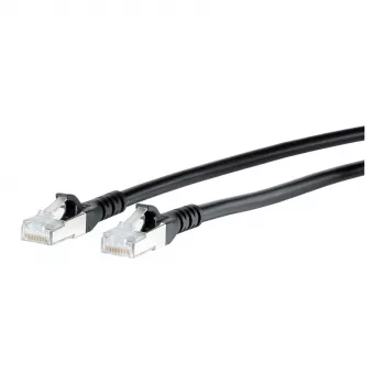 METZ CONNECT Patch Cable Cat.6A AWG26 40m black - Network - CAT 6a - 40 m (130845D000-E)