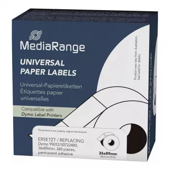 MediaRange Multi-purpose paper labels MRDY99012 36x89mm 260 pcs