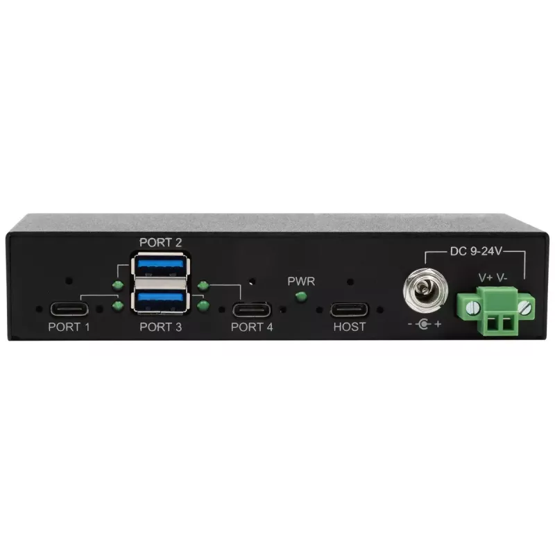 EXSYS EX-11295HMS USB 3.2 Gen 2 Hub Type-B 10000 Mbit/s Black