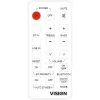 Vision CS-1900P Wireless Bluetooth Speaker, 2-way Coaxial, 35 W, White