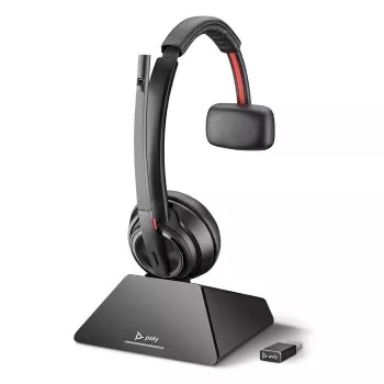 HP Poly Poly Savi 8210 UC - Microsoft - Headset - On-Ear - DECT 6.0 - Wireless - Certified for Microsoft Teams (209212-02)