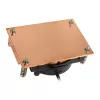 Air CPU Cooler Akasa AK-CC1109BP01 with 77 mm Fan, Dual Ball Bearing, Socket AM4, Black/Copper