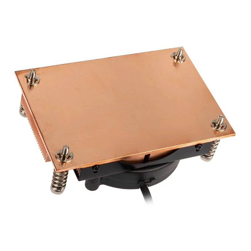 Air CPU Cooler Akasa AK-CC1109BP01 with 77 mm Fan, Dual Ball Bearing, Socket AM4, Black/Copper