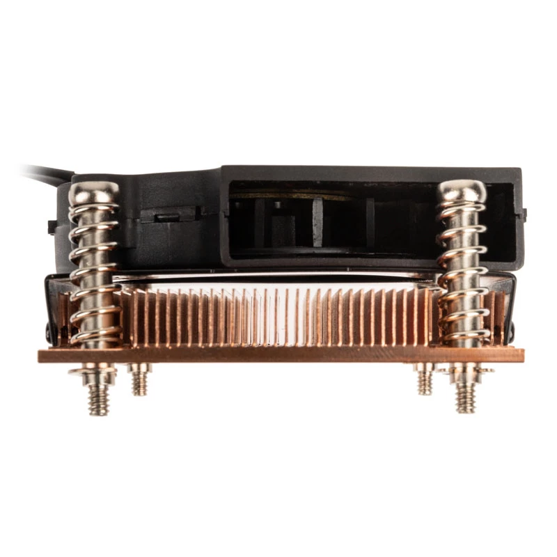 Air CPU Cooler Akasa AK-CC1109BP01 with 77 mm Fan, Dual Ball Bearing, Socket AM4, Black/Copper