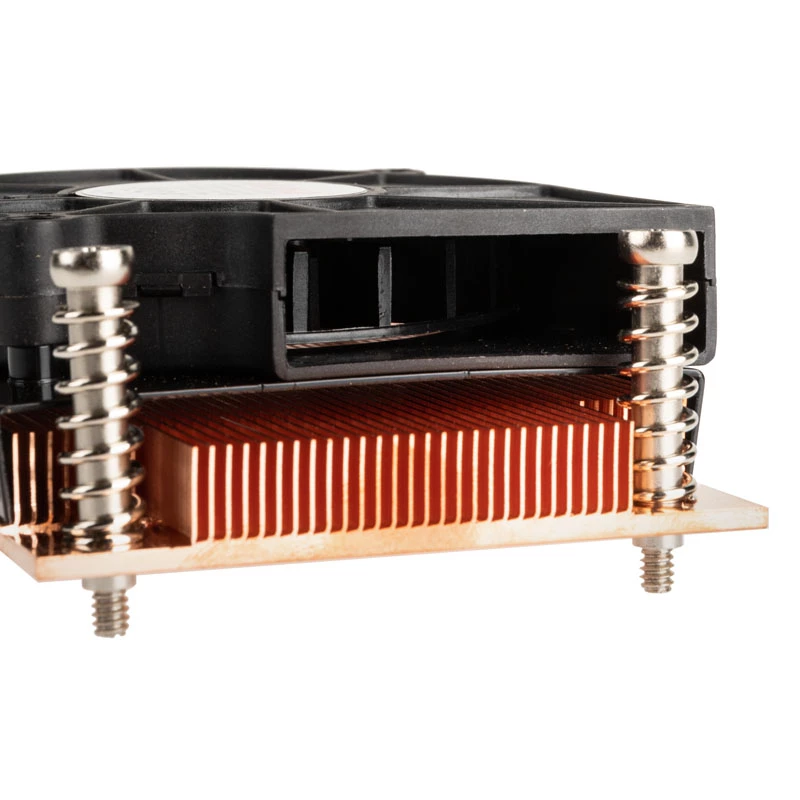 Air CPU Cooler Akasa AK-CC1109BP01 with 77 mm Fan, Dual Ball Bearing, Socket AM4, Black/Copper