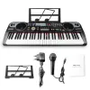 MQ 6115L - keyboard with microphone for learning to play, designed for children