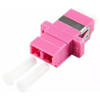 EFB-Elektronik Coupling LC Duplex OM4 one-piece, heather violet, ceramic sleeve, SC Simplex Manufacturer: EFB Elektronik (53334.1)