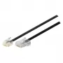 Telephone cable S-Impuls 70256 — 6 m, RJ11 to RJ11, black