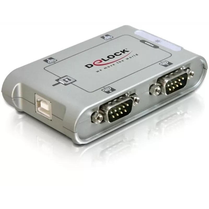 DeLOCK 87414 USB 2.0 to 4-Port RS-232 Serial Adapter