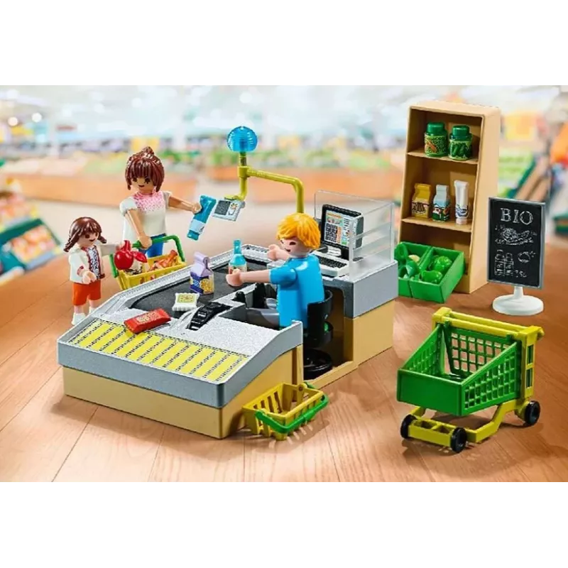 Playmobil Supermarket Playset 71648 Multicolour Plastic for Ages 3-4