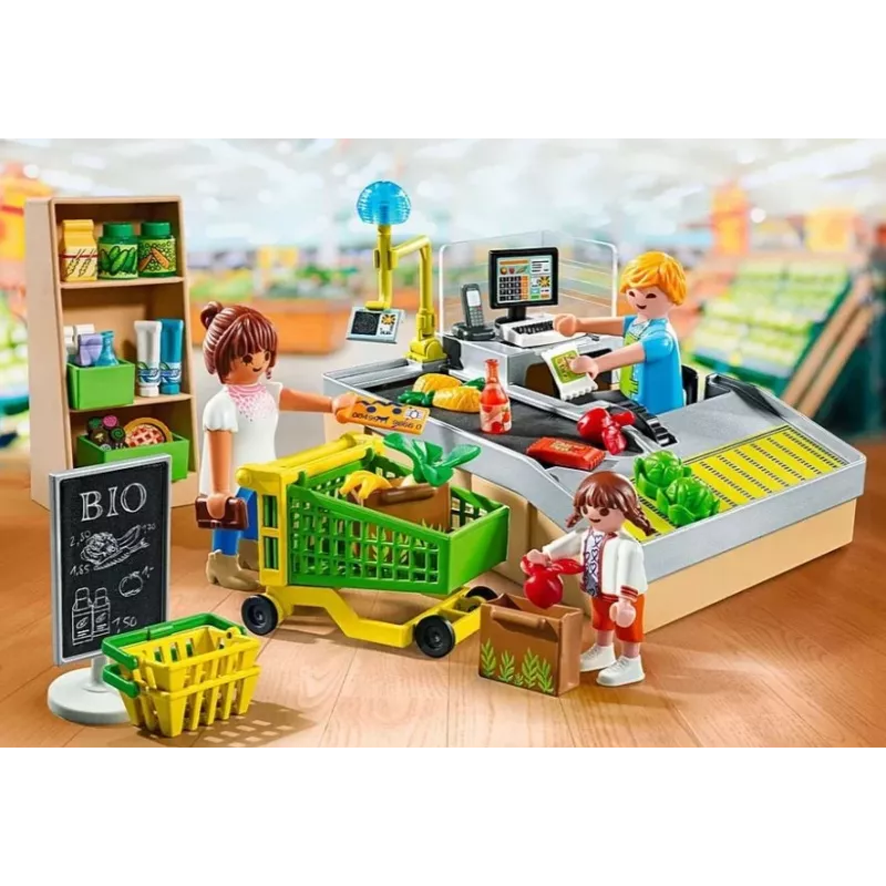 Playmobil Supermarket Playset 71648 Multicolour Plastic for Ages 3-4