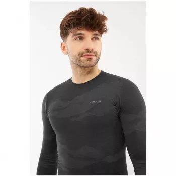 VIKING Gasher Man Longsleeve Merino men's underwear, size M, black