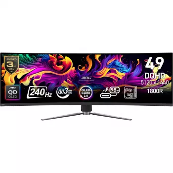 Monitor MSI MPG 491CQPXDE 49 inch Dual QHD QD-OLED 5120 x 1440
