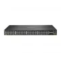 HPE Aruba 6300F - Switch - L3 - managed - 48 x 10/100/1000 (PoE+) + 4 x 50 Gigabit Ethernet SFP56 - rack-mountable - PoE+ - TAA-Compliant