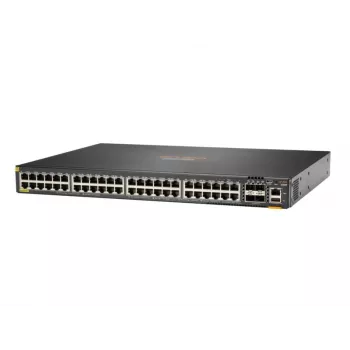 HPE Aruba 6300F - Switch - L3 - managed - 48 x 10/100/1000 (PoE+) + 4 x 50 Gigabit Ethernet SFP56 - rack-mountable - PoE+ - TAA-Compliant