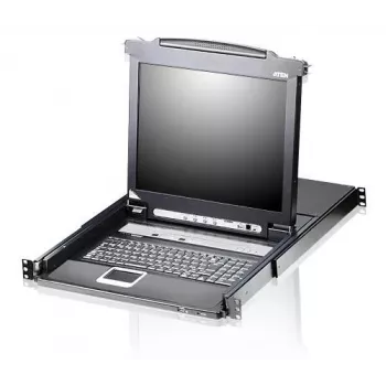 ATEN CL5708N - 1280 x 1024 Pixel - Rack-installation - 1U - Black