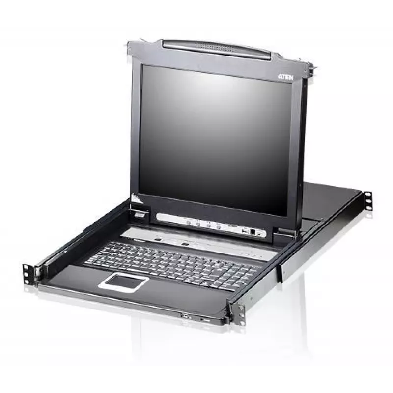 ATEN CL5708N - 1280 x 1024 Pixel - Rack-installation - 1U - Black