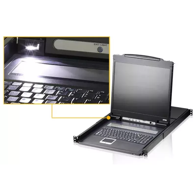 KVM switch ATEN CL1308N Rack mounting Black