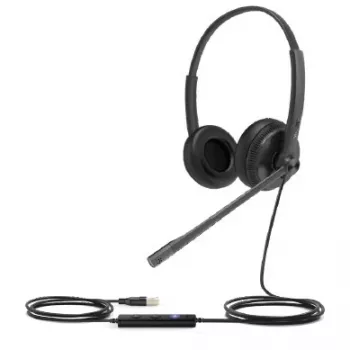 Yealink UH34 Lite Dual UC - Headset - On-Ear - Wired - USB - Black - for Yealink SIP-T43, T46, T48, T53, T54, T57, VP59, T58, VP59