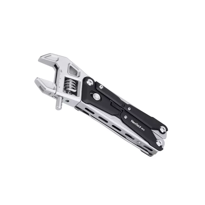 Multitool adjustable wrench Nextool NE20362A — aluminium housing, 11 tools, 207 mm extended, 153 mm folded, 313 g