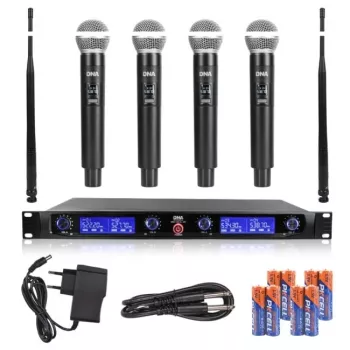 DNA WM4 Vocal Set - set (wireless microphone, 4x handheld transmitter, UHF sound system)