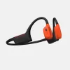 Suunto Wing 2 Coral Orange wireless bone conduction headphones with power bank