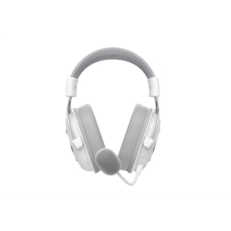 Over-ear headphones HAVIT H2002YG — 2.4G wireless, Bluetooth, wired, 20–20,000 Hz, 10 m range, 257 g (white/grey)