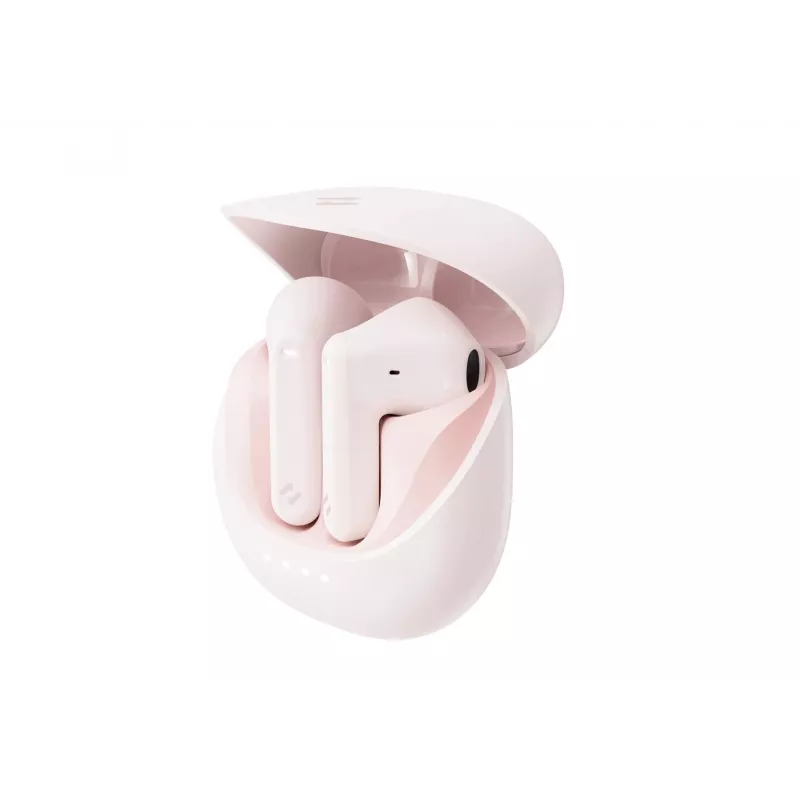 Wireless TWS headphones HAVIT TW931 — true wireless earbuds, pink