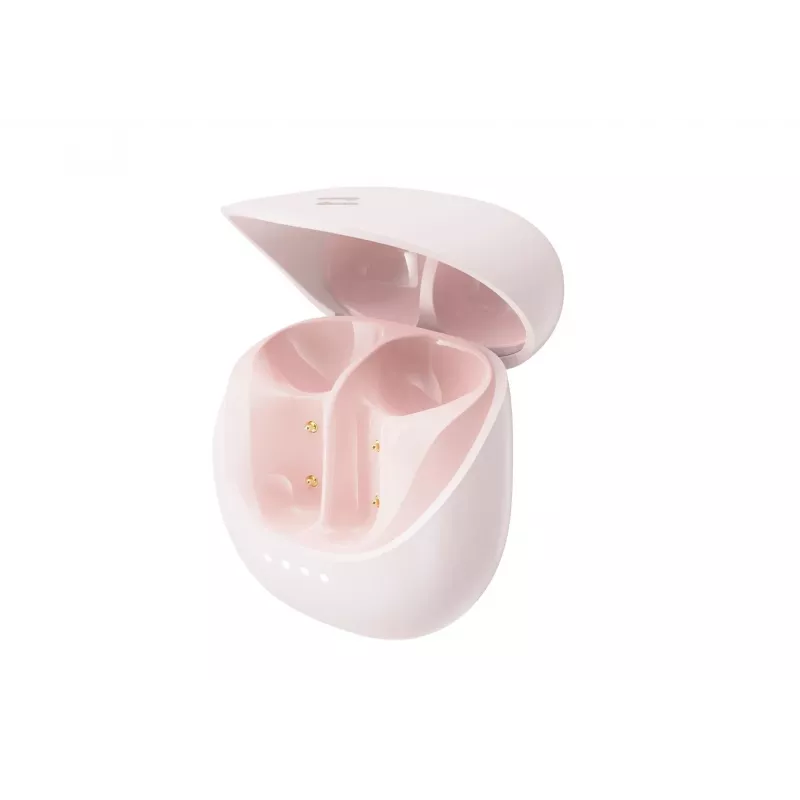 Wireless TWS headphones HAVIT TW931 — true wireless earbuds, pink